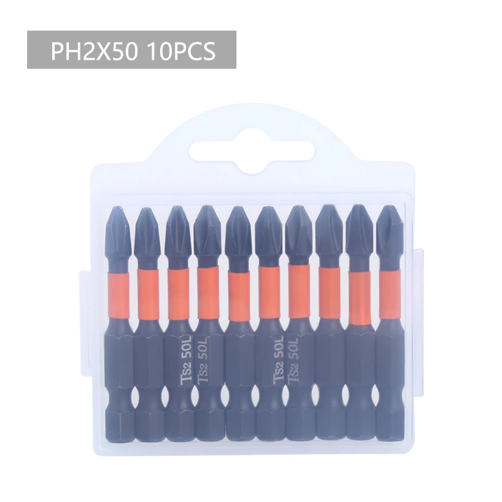 Набор отверток LAVIE 1/4, шестигранная ручка, прочный магнит, материал S2, PH2 X 25-150 мм, PH2A