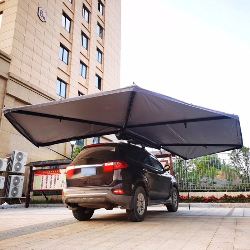 

New Design 6 Arms Pop Up Car Side Awning 270 Degree Awning for Camping