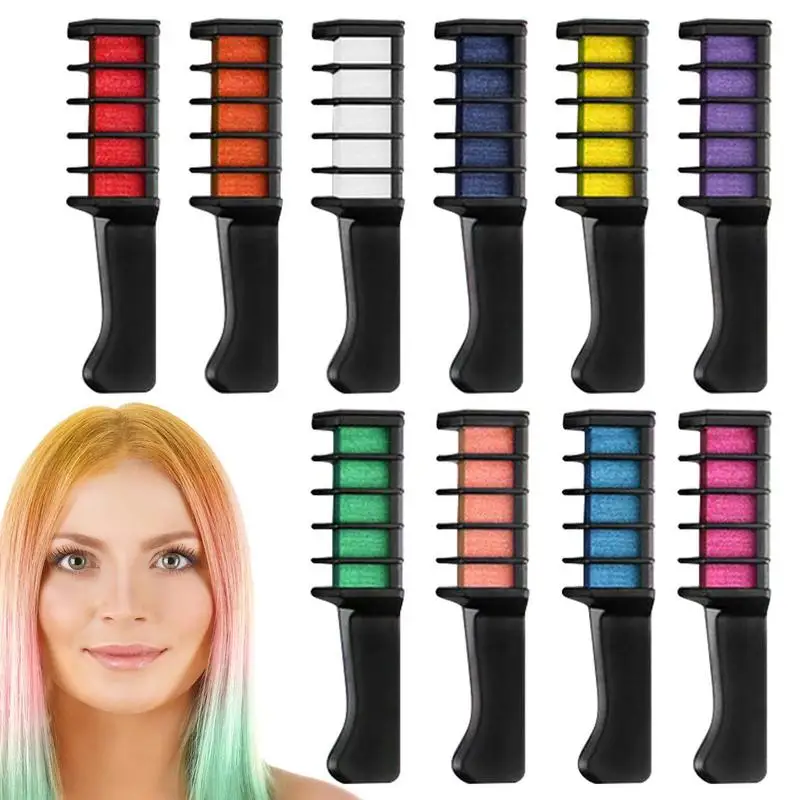 Combs For Kids Spray Hair Chalk Color For Kids Colored Hair Spray For Kids Hair Dye For Girls And Boys Washable For