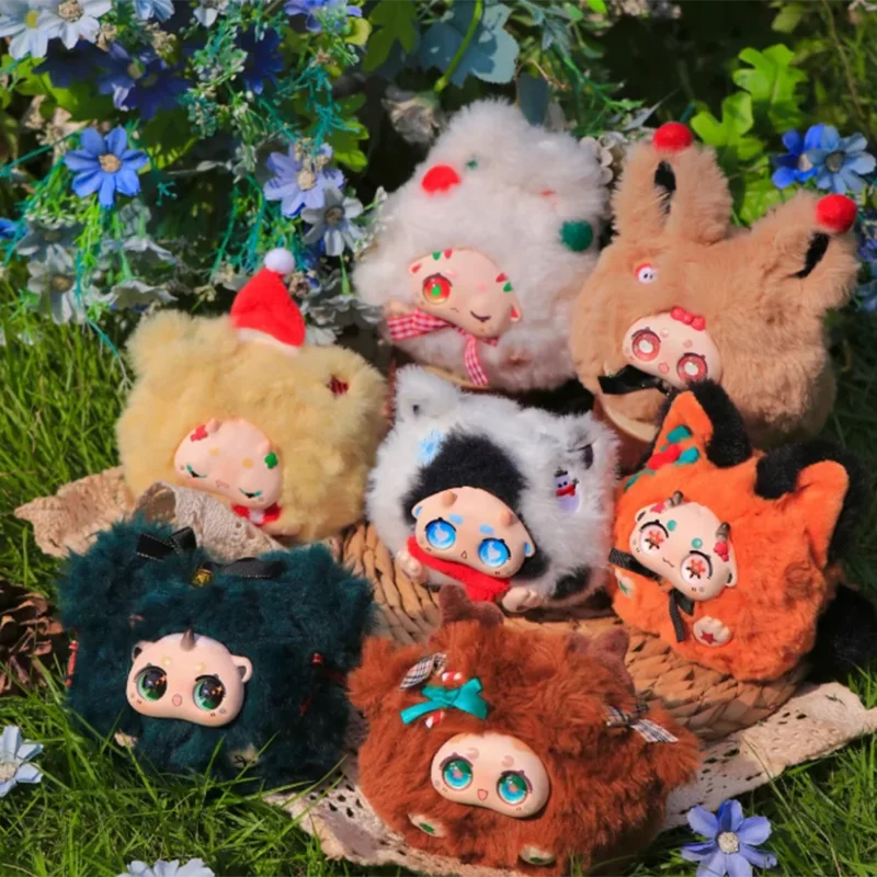 Genuine Blind Box Bunny Daydream Christmas Party Series Cute Vinyl Doll Pendant Surprise Mystery Presents Gifts