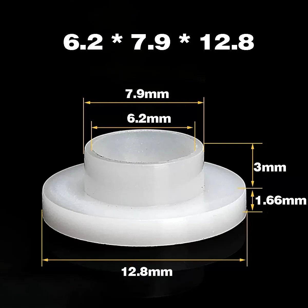 

20 шт. Нейлоновые ступенчатые шайбы T-типа M6