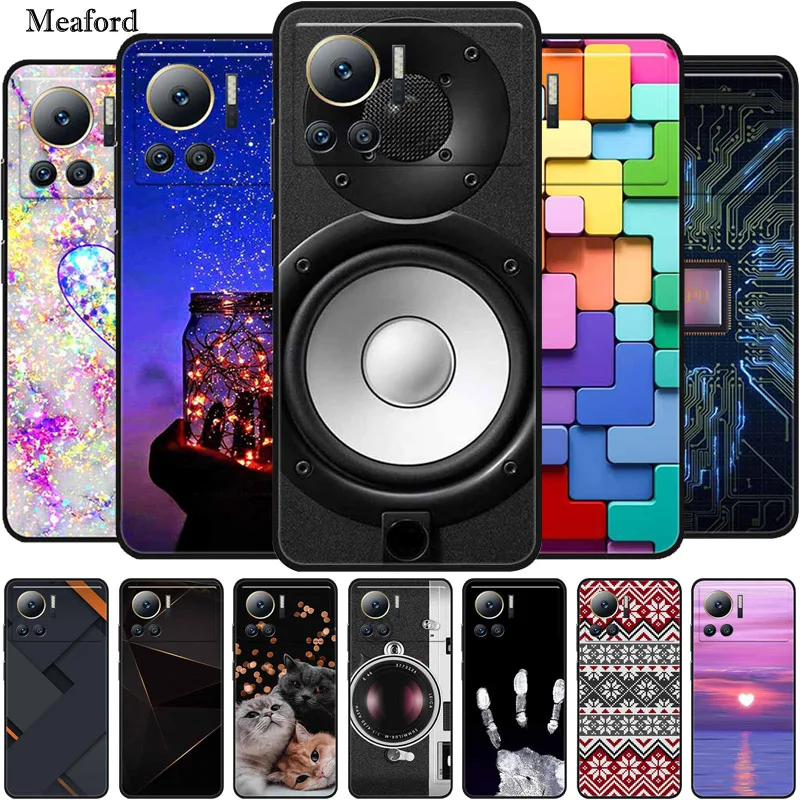 Роскошная мягкая задняя крышка из ТПУ для телефона Infinix Note 12 VIP 2022 Funda Note12 Vip X672 etui