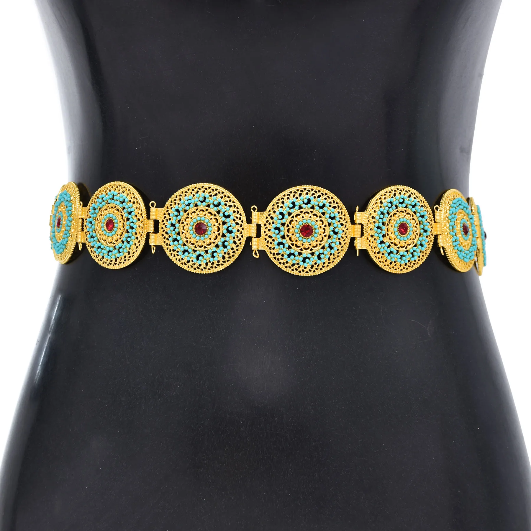 Женская цепочка для танца живота в богемном национальном стиле