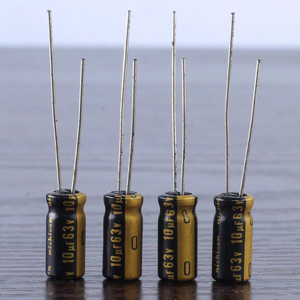10PCS Nichicon KW 10uf 63v 10mfd audio ELECTROLYTIC Capacitor caps 5mm * 11mm