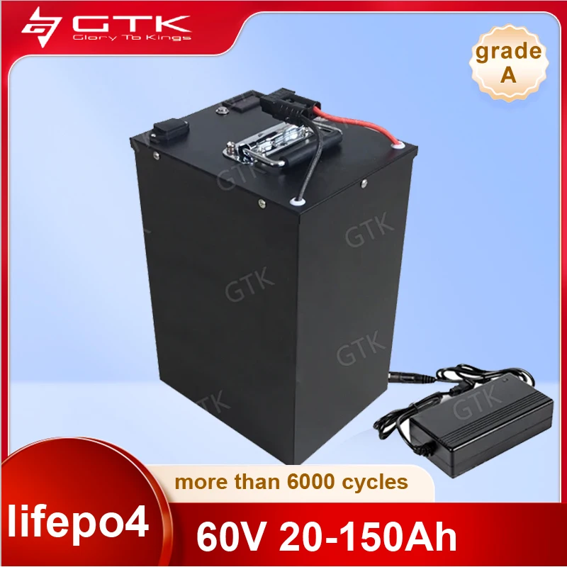Литиевый аккумулятор Gtk 60V 20Ah 30Ah 40Ah 60Ah 80Ah 120Ah lfp lifepo4 ...
