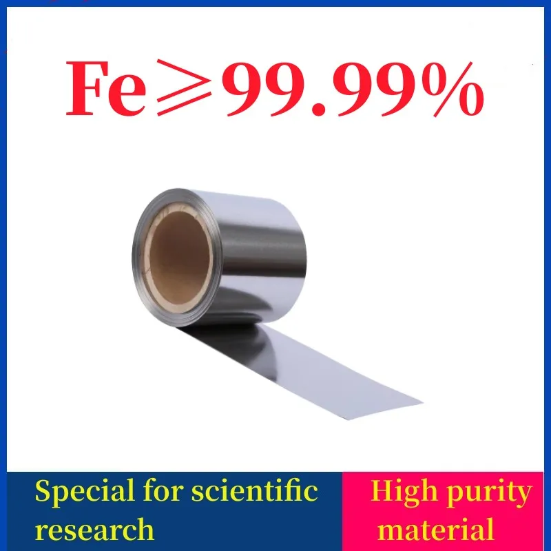 

High purity iron foil Fe99.99% width （100mm and 200mm）length 1 m Experimental study
