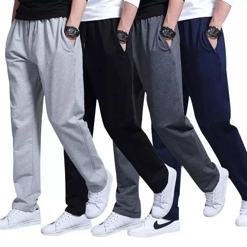 Men Pants Solid Color Spring Autumn Fashion Casual Streetwear Training Trousers Joggers Sport High Quality Male Sweatpants