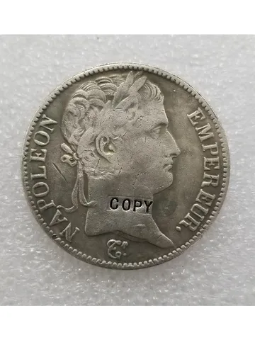 Копия монеты DASHUMIAOCOIN 1812 Франция 5 франков