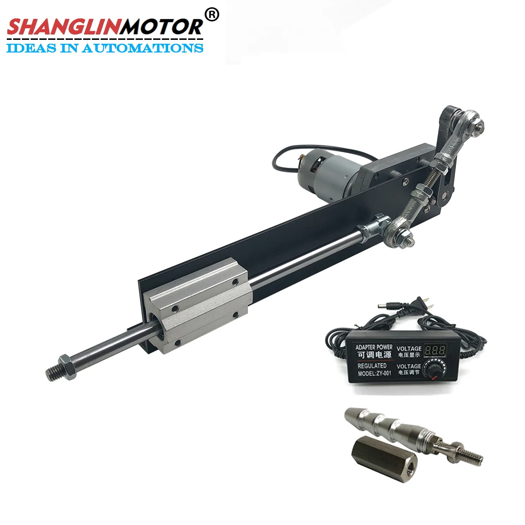 

Возвратно-поступательный линейный движение DC775 максимальный крутящий момент 58 кг ход 150 мм дисплей источник питания и регулирование скорос...