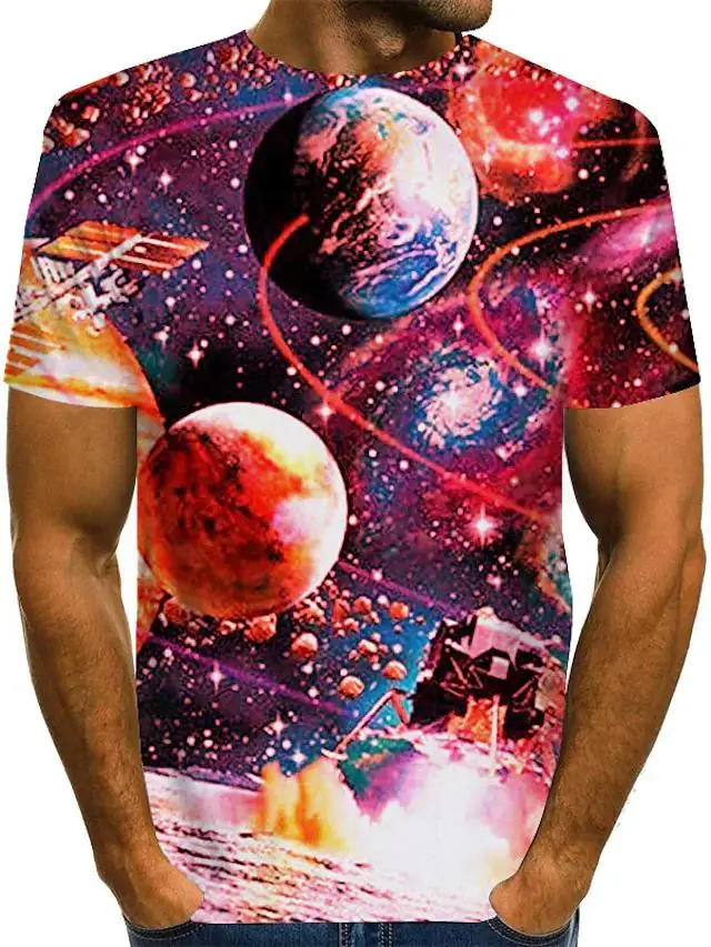 

Футболка мужская оверсайз с круглым вырезом и коротким рукавом