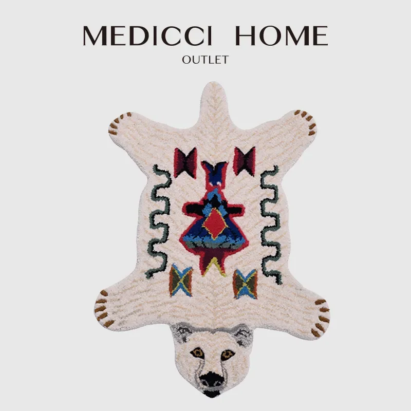 

Ковер Medicci Home Animal Kingdom, новая коллекция 2022, коврики ручной работы Morroccan, коврик для прикроватной двери, гостиной, ванной
