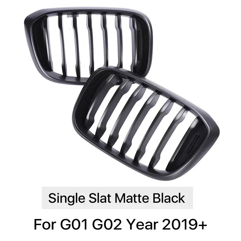 

Передний бампер X3M X4M, решетка радиатора для гонок по почкам, цветная решетка радиатора для BMW X3 X4 G01 G02 G08 2019 + 28i 25i 30i, аксессуары