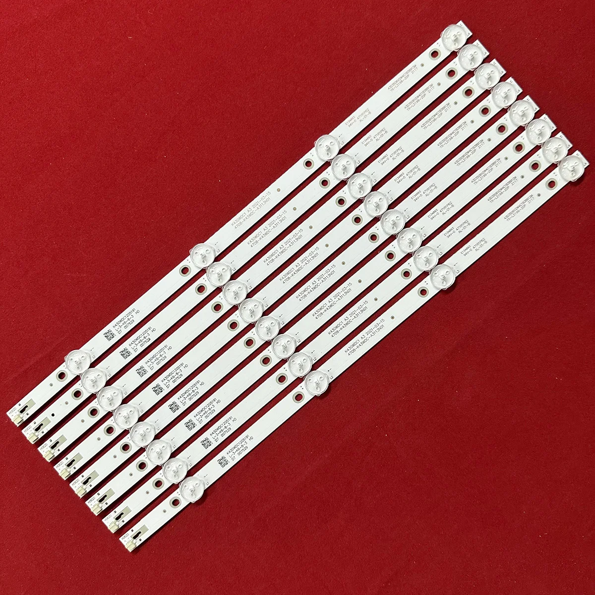 Для Hikvision DS-D5043uq Световая панель K430WDC1 A3 4708-K43WDC-A3113N01 4 светодиода 6 В 389 мм