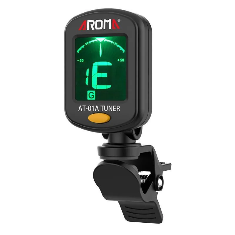 

Acoustic Guitar Tuner Violin Ukulele BassTuner Stringed Musical Instrument Accessori (NO button battery)