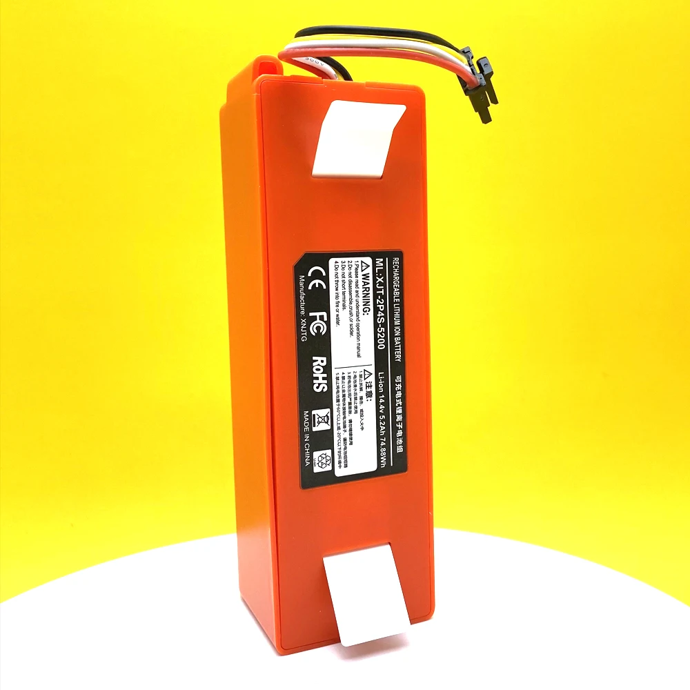 Новый высококачественный аккумулятор XJT2P4S5200 5200 мАч 14 4 В для робота Xiaomi Roborock S50 S51