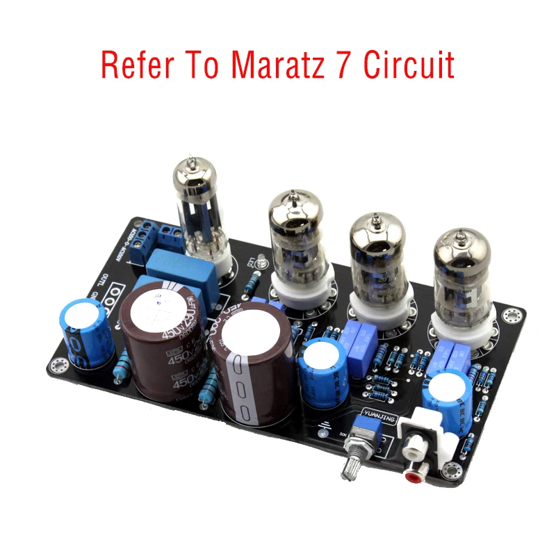 Hifi Preamplifier Board For Home Audio System Use 6N4 and 6z4 Electronic Tube Preamp Finished PCB (Refer To Maratz 7 Circuit)