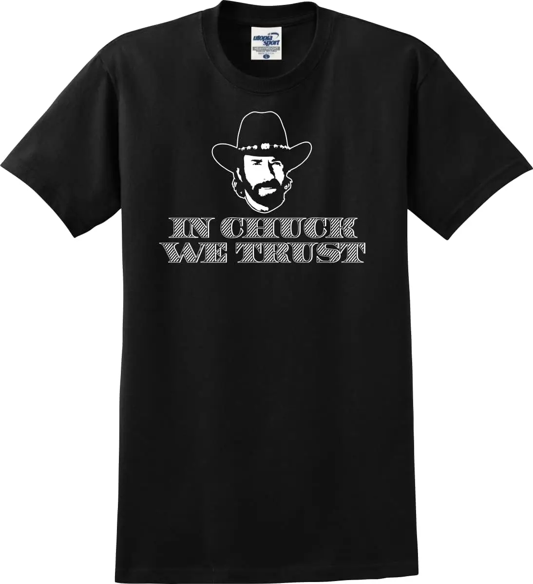 Забавная футболка унисекс в Чаке Норрис We Trust (S-5X)