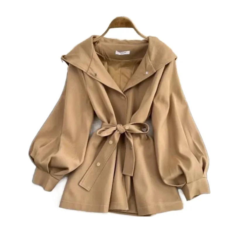 Женская осенне-зимняя Новинка 2024 куртка с капюшоном укороченная маленькая