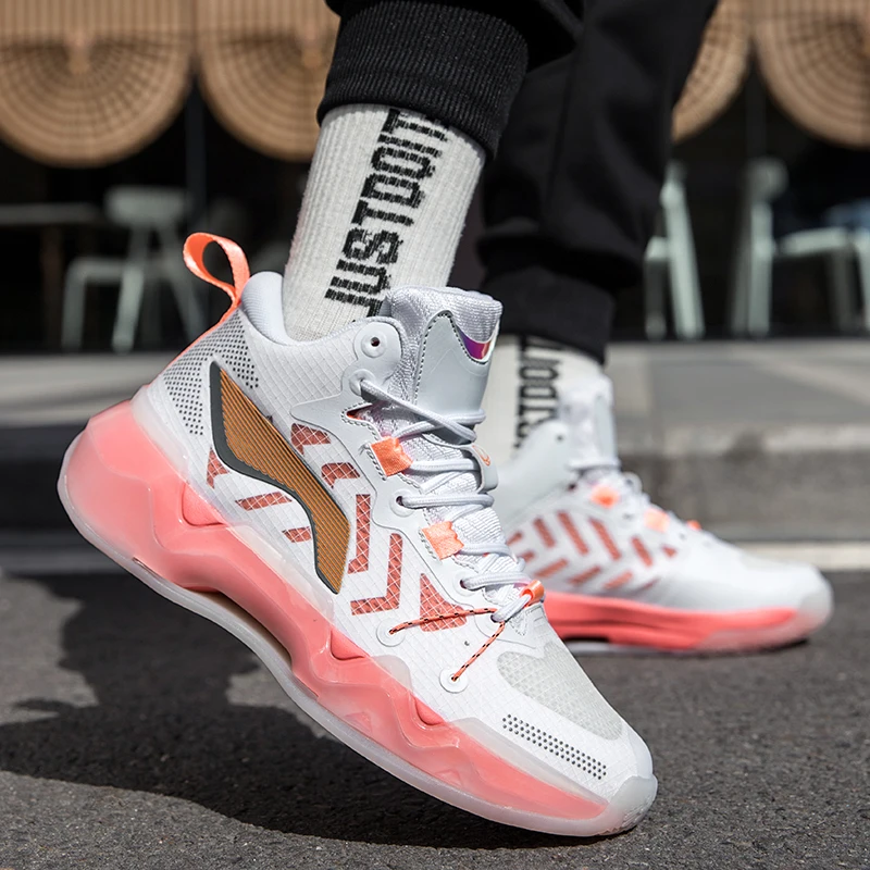 New Design Men's Professional Basketball Shoes High-quality Platform Cushion Sneakers Men Trainers Sport Shoes chaussure basket