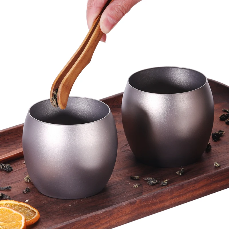 

Rover Camel itanium Water Tea Coffee Cup 100ml Double Wall and Carry Bag Design Suitable for Outdoor Camping Hiking