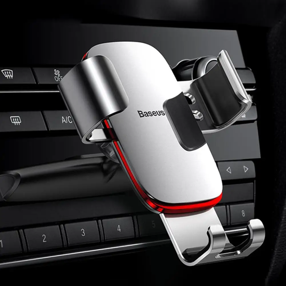 

Baseus Gravity Car Phone Holder Mobile Phone Clip Stand Holder Bracket CD Slot/Airvent Mount Holder for iPhone Samsung Stand