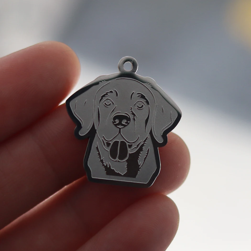 2 шт. очаровательное ожерелье из лабрадора-ретривера для женщин и мужчин