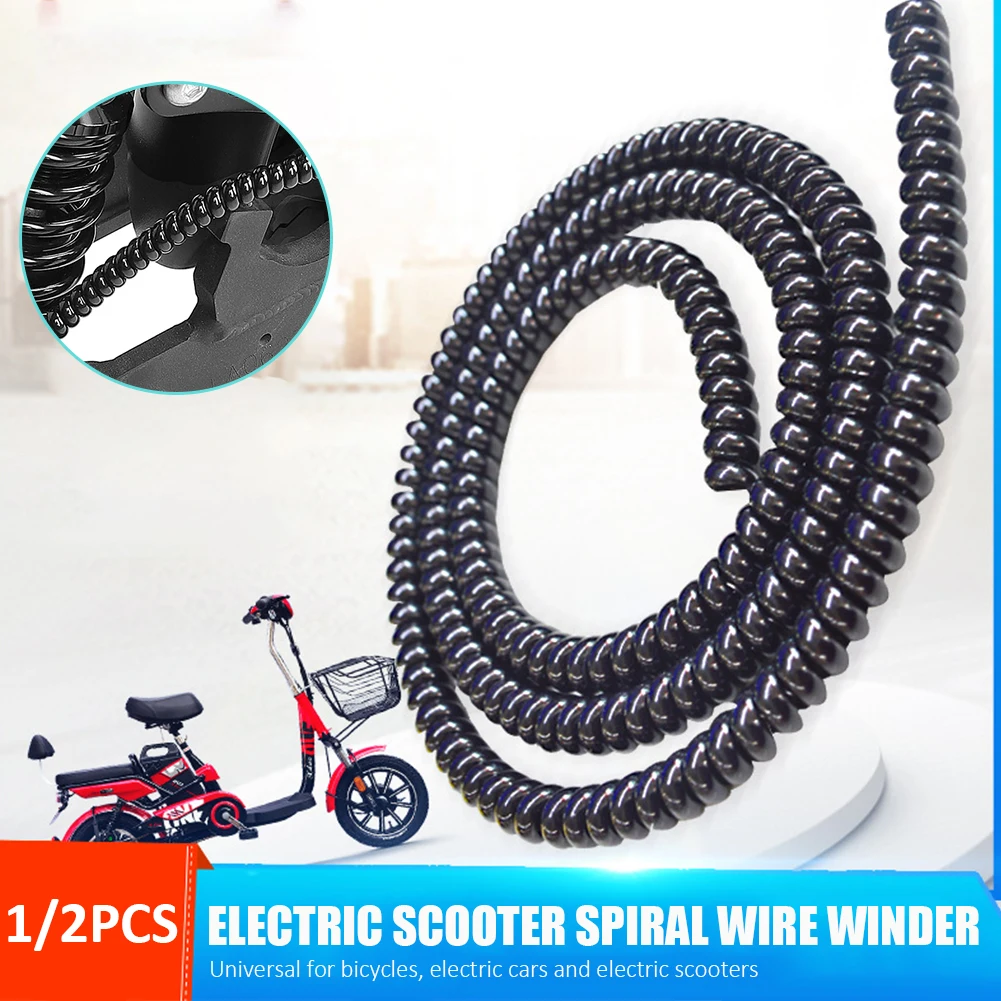 

1M TPU Winding Protection Line Cable Spiral Wire Winder Organizer for Ninebot Dualtron Kugoo Zero 8 10 M365 Electronic Scootor