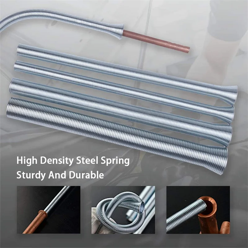 

5 шт. ручной пружинный трубогиб, электрический трубогиб из ПВХ, 1/4 дюйма, 5/16 дюйма, 3/8 дюйма, 1/2 дюйма, 5/8 дюйма, трубогибочное устройство, инструменты для гидроэнергетики