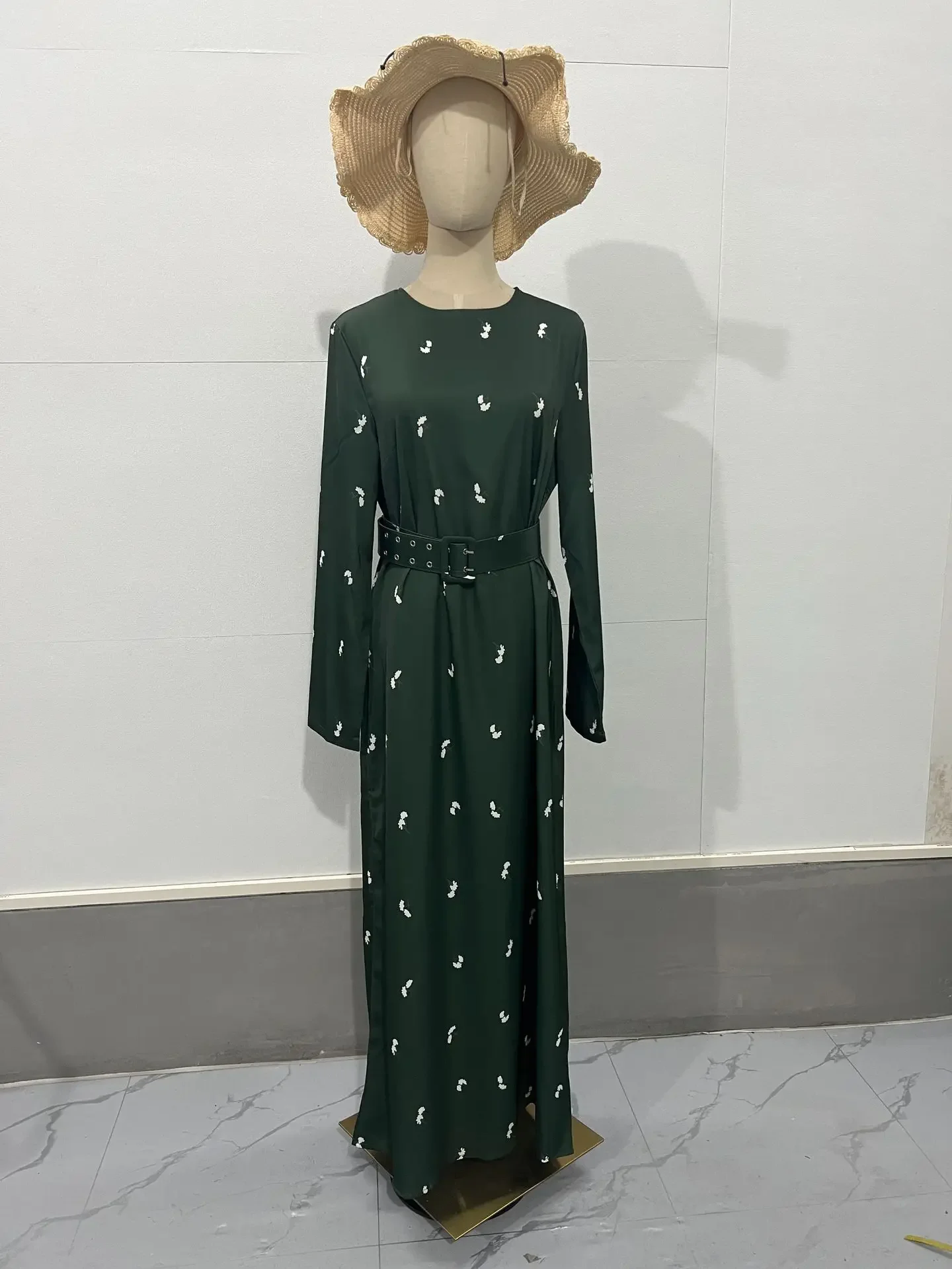 Мусульманский комплект Абая для женщин Шифоновый сарафан с вышивкой Новый