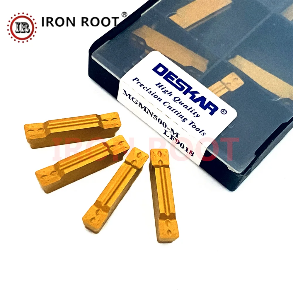 

DESKAR Indexable Insertion,MGMN200,MGMN300,MGMN400,MGMN500 LG6018 Grooving Carbide InsertCNC Metal Lathe Tool for MGEHR/L
