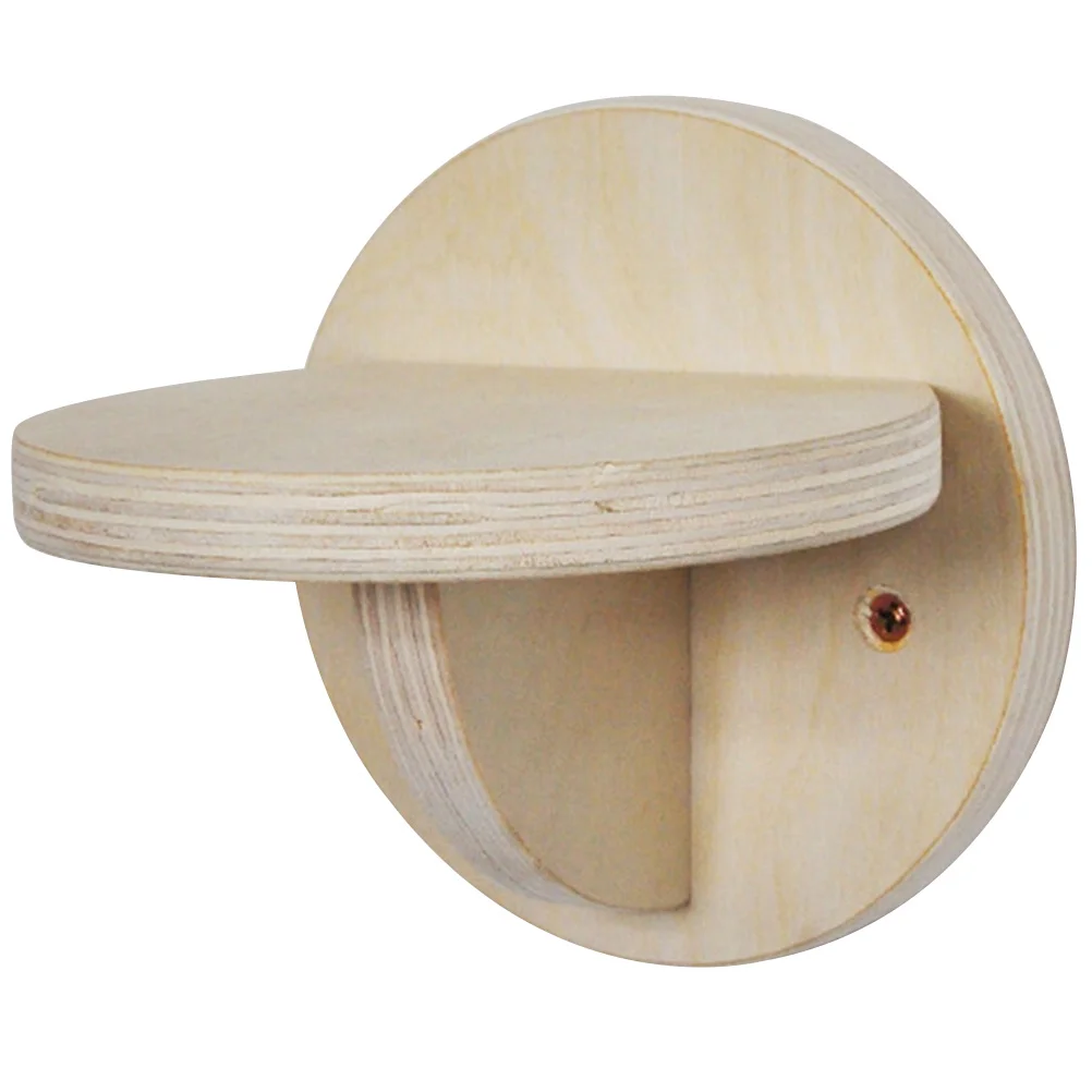 

Cat Climbing Frame Interior Accessories Round Cat Platform Cage Cat Home Ornament Wood Round Shelf