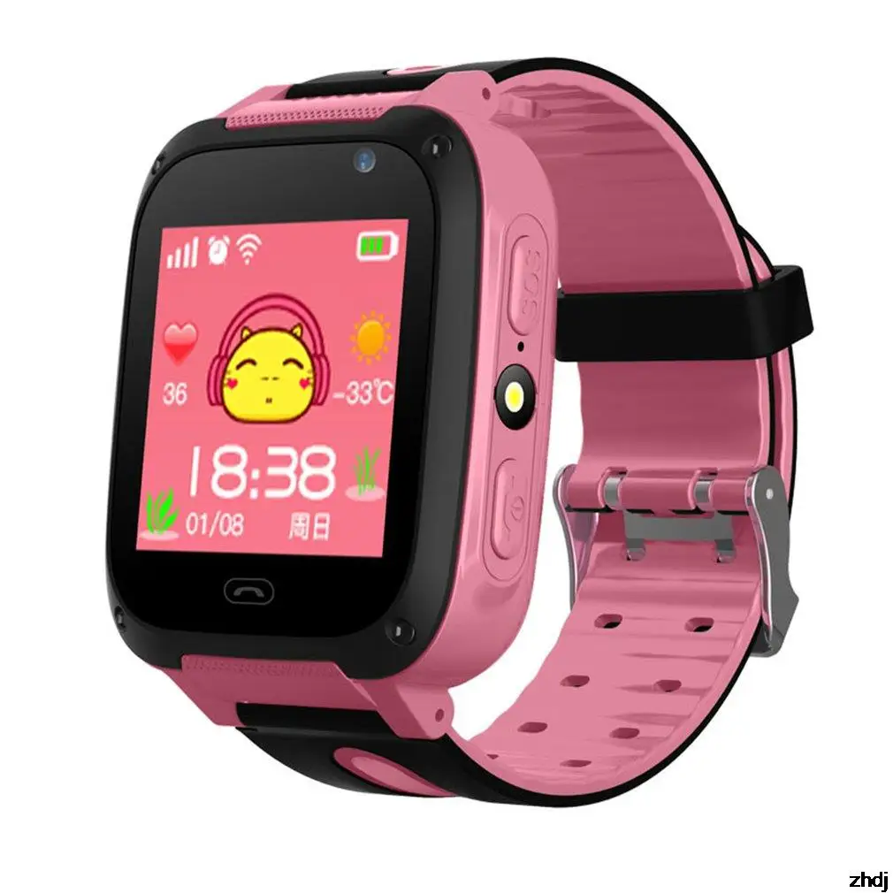 

Children Smart Watch GPS Tracker Anti Lost Monitor SOS Call Children's Smart Camera Phone Watch 1.44 Inch Screen