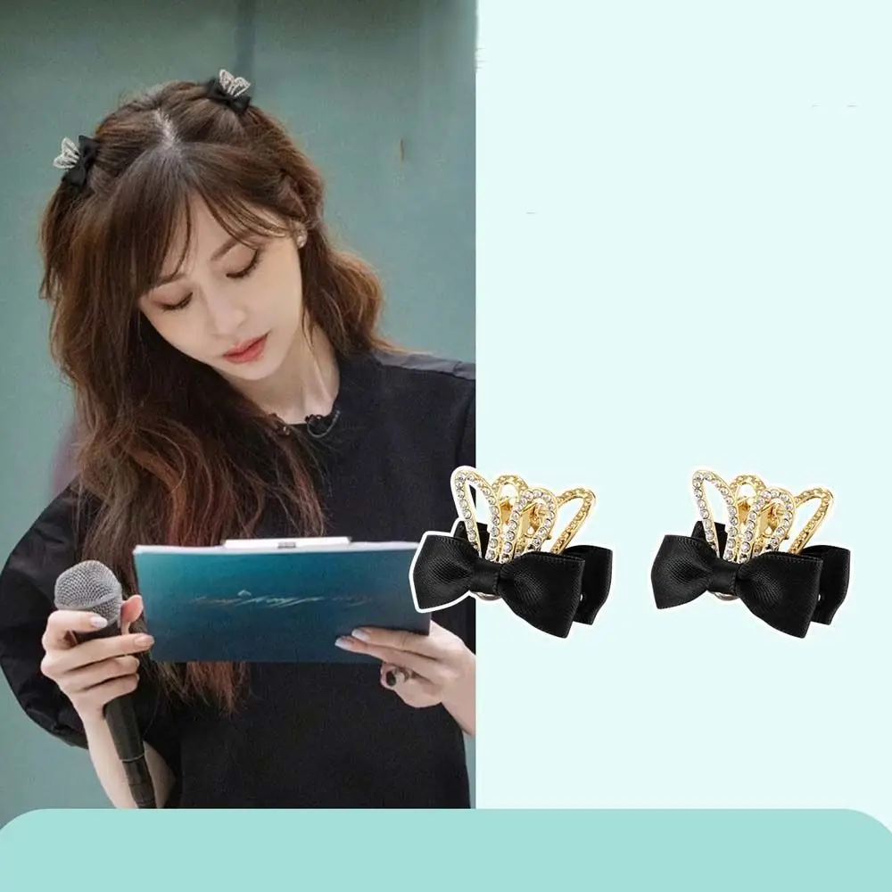 

Модные зажимы для волос стразы, Простые Модные женские заколки, универсальные мини-заколки принцессы