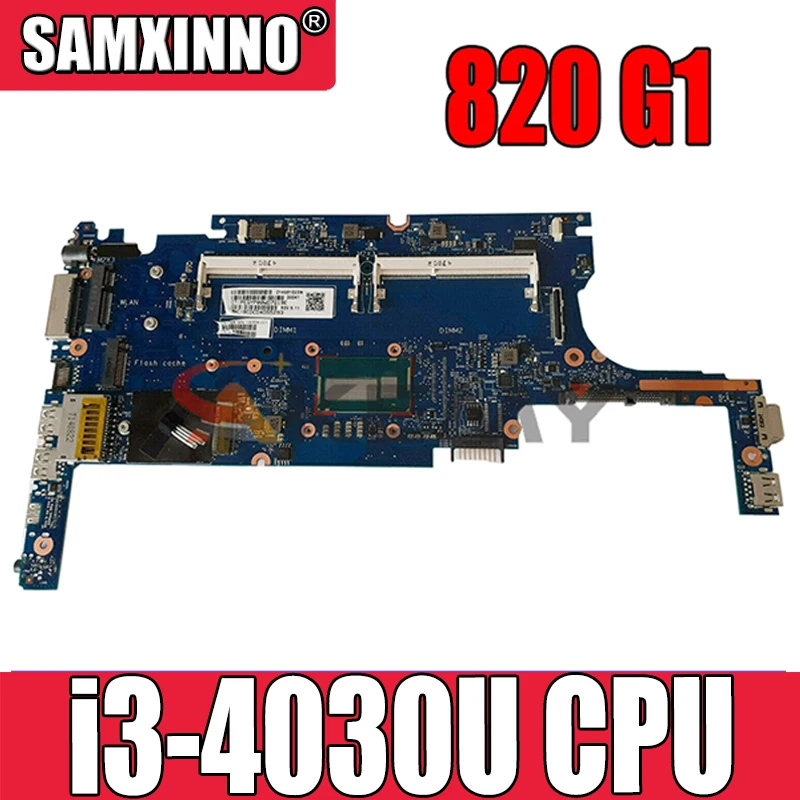 100% рабочая материнская плата hp Elitebook 820 g1 с фотографическим процессором 802500-501