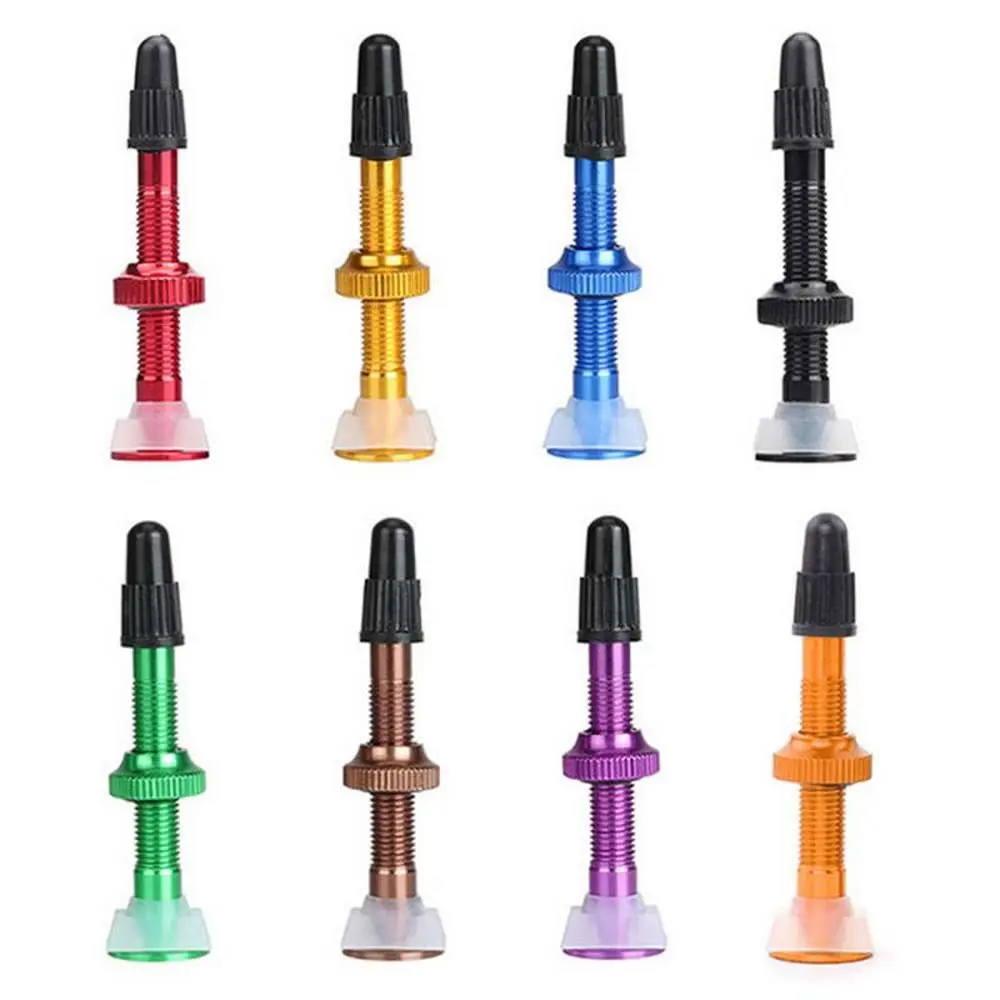 

Aluminum Alloy MTB Mountain Bike Nipple Tubeless Tire Valve Vacuum Nozzle Presta Valves Bicycle Road Bike Repairing Elements