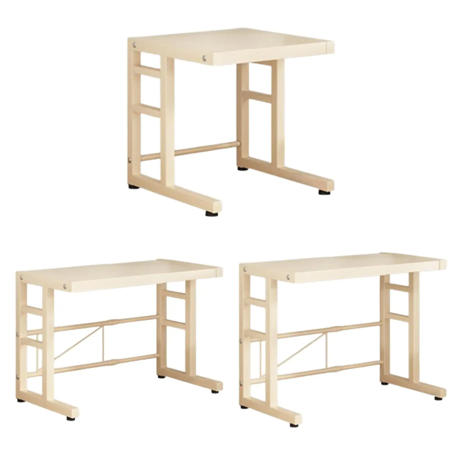 Microwave Oven Rack 2 Tier Adjustable Kitchen Countertop Organizer Heavy Duty Counter Shelf Stand Baker