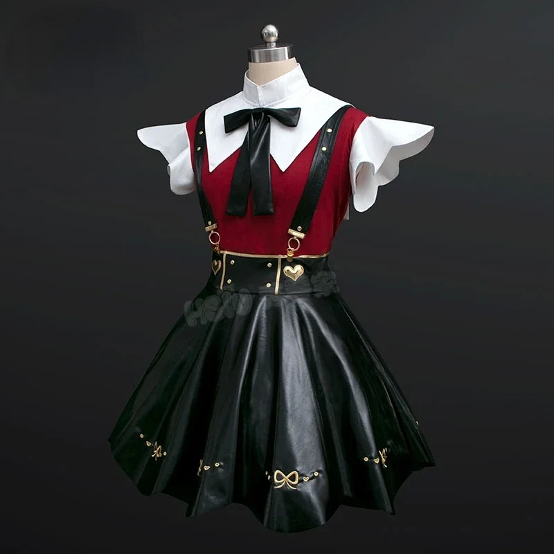 Костюм для косплея NEEDY GIRL OVERDOSE игра Needy Girl Overdose черная юбка из искусственной кожи