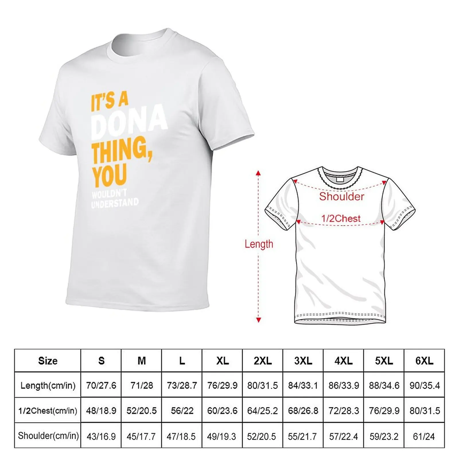 Футболка It's a Dona Thing, мужская футболка из 100% хлопка, роскошные брендовые футболки для мужчин, облегающая футболка (art.: 3920d17eb46c2) - 3920d17eb46c2