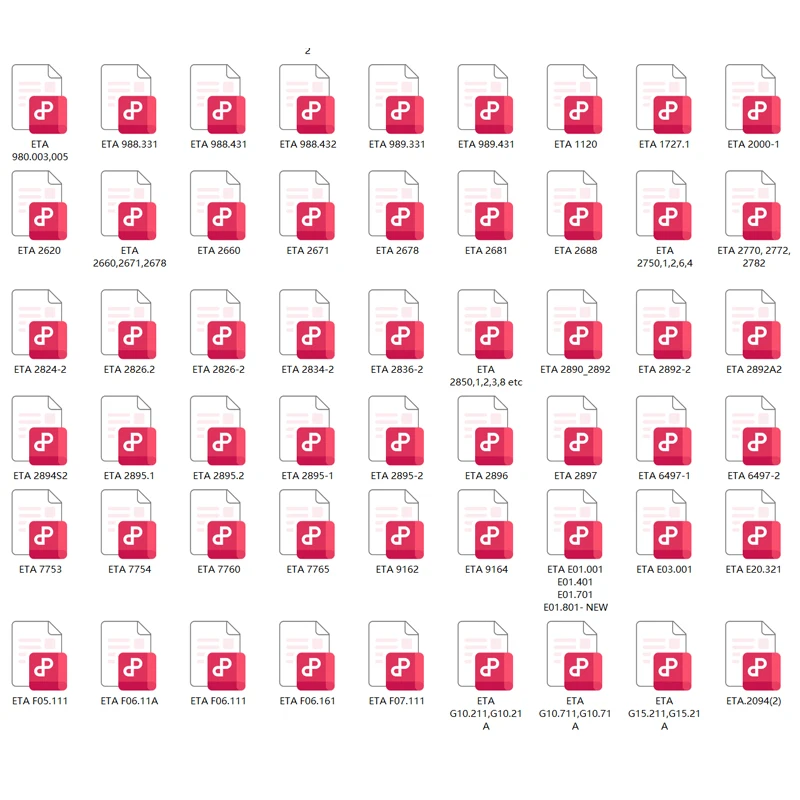 Фото 1 шт., USB-палка, механизм для ремонта часов, учебные материалы, взрывной вид, PDF, подходят для замены послепродажного обслуживания, часовщик №3