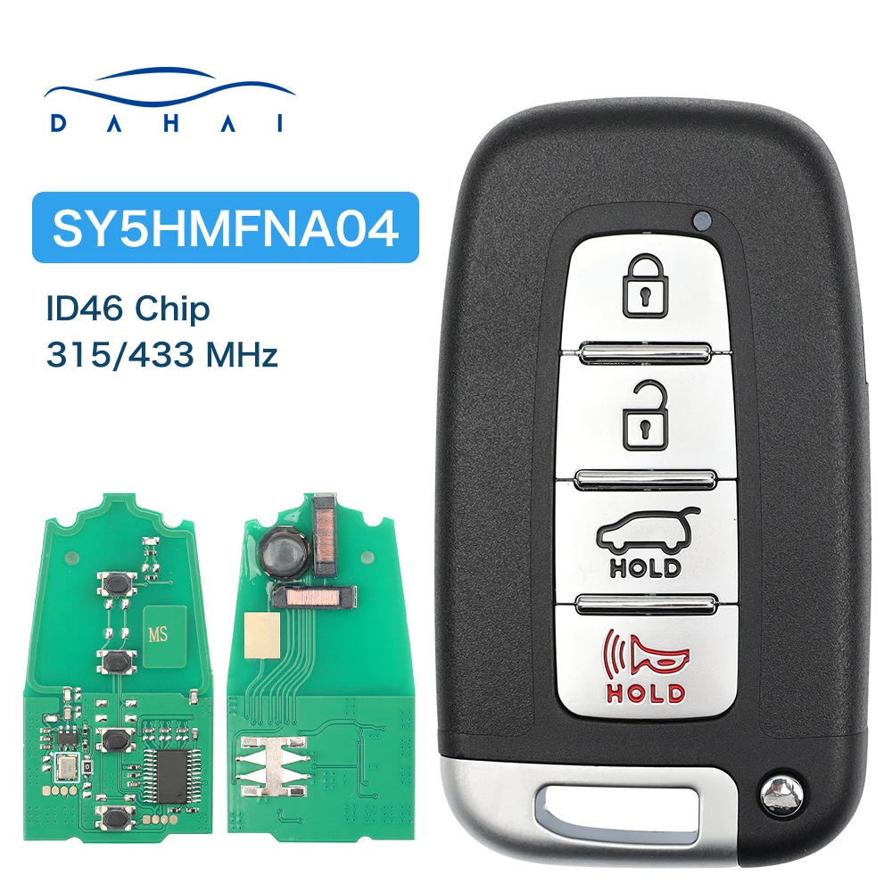Автомобильный ключ dahai дистанционный для Hyundai Elantra Tucson IX35 Sonata KIA Soul Rio Borrego Sorento Optima