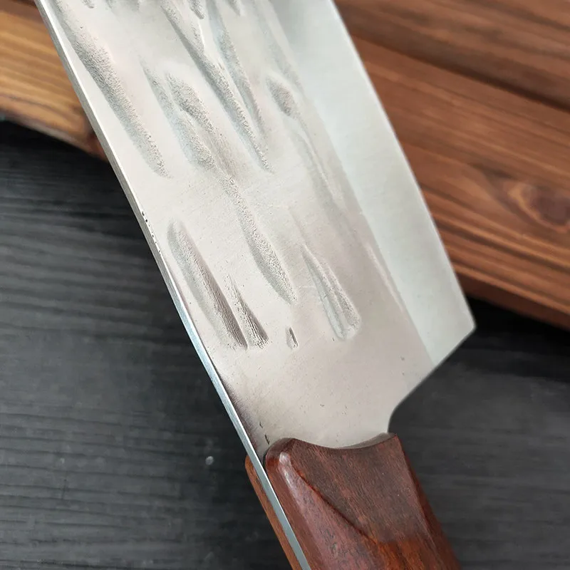 Полный кухонный нож TANG шеф-повара ножи из высокоуглеродистой стали для нарезки