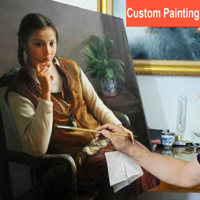 

Портрет собаки маслом на холсте