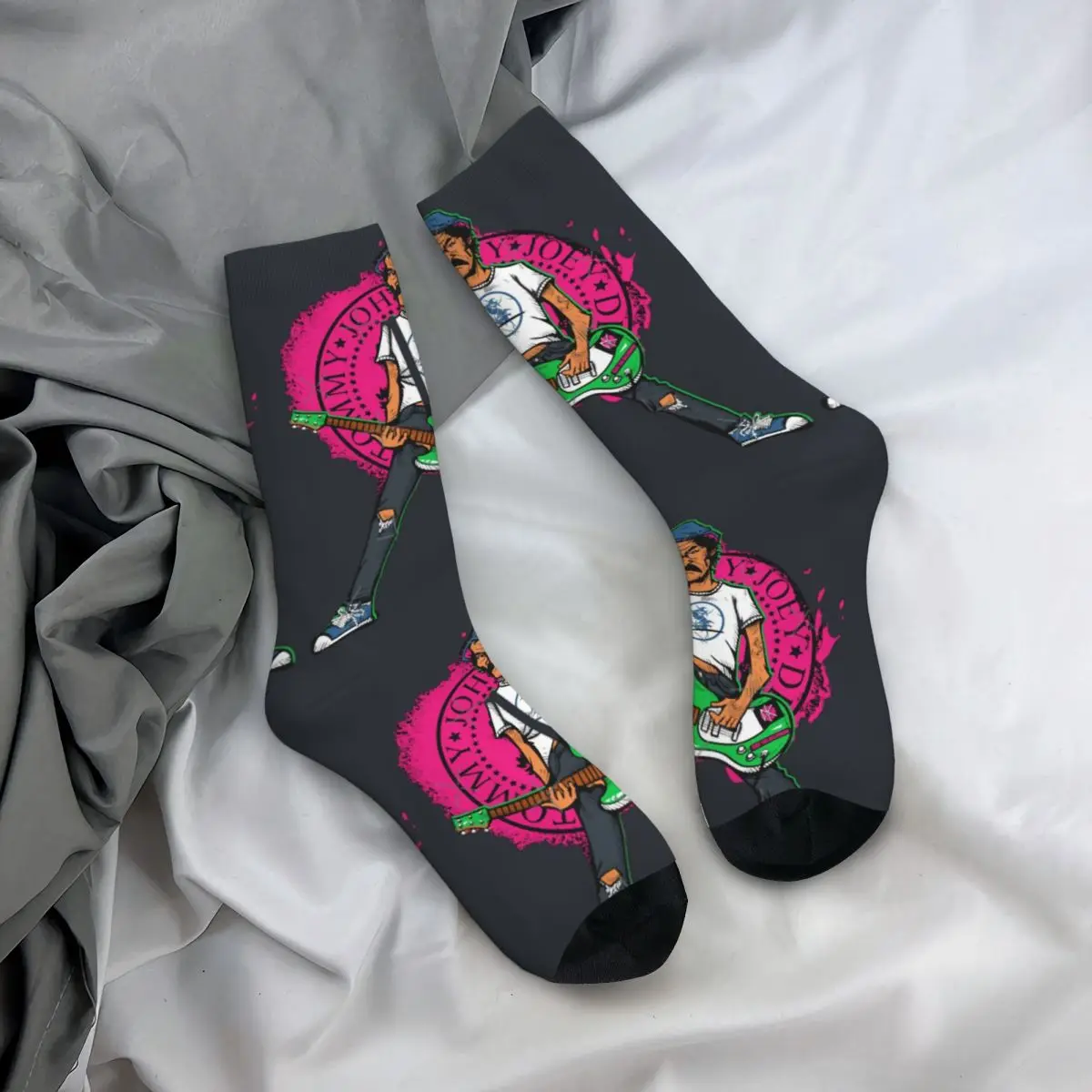 Подарки на сумасшедший день R-Ramones Band Graphic для фанатов Носки мужчин Pattern мальчиков