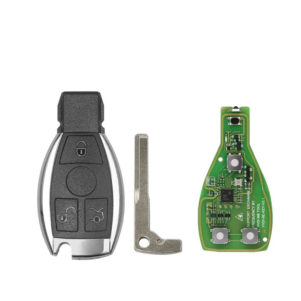 Фото Xhorse VVDI BE Key Pro 315MHz/433MHz для Mercedes Benz V3.2 PCB, улучшенная версия смарт-ключа с 2/3/4 кнопками №5