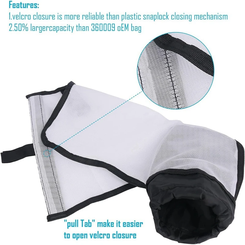 2 шт. мешки для очистки бассейна Pentair Racer 360228 и LS 360330