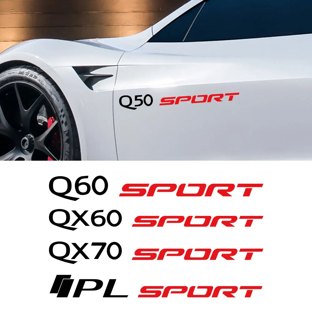 Наклейка для декора кузова автомобиля Infiniti Q50 Q60 IPL QX60 QX70 QX50 QX30 Q30 QX80 Q70 Спортивная