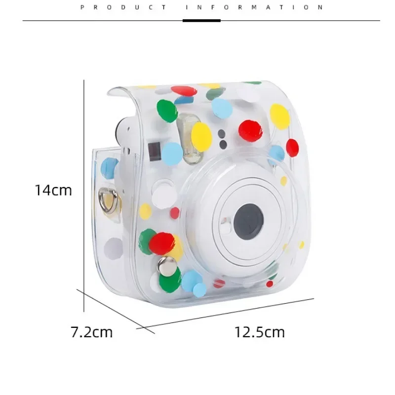 Сумка для мгновенной камеры Fujifilm Instax Mini 12 11 аксессуары портативный прозрачный