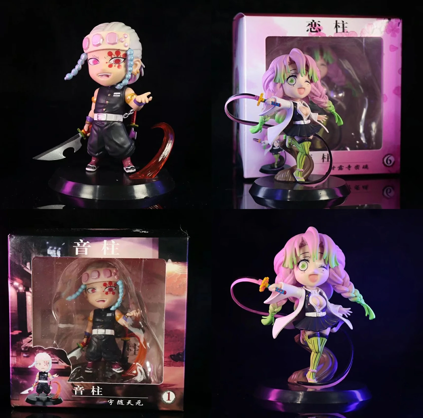 

Новинка 2022, фигурка Arival Kimetsu No Yaiba Kanroji Mitsuri, 10,5 см, миниатюрная кавайная аниме, фигурки девушек-убийц демонов