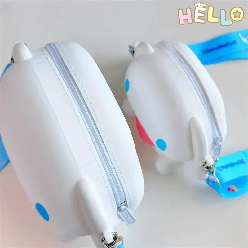 Kawaii Новинка Sanrio Cinnamoroll силиконовая сумка через плечо Водонепроницаемая аниме