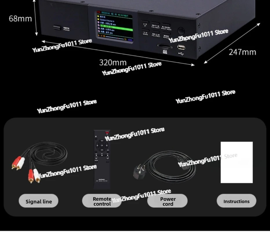 Фото Цифровой проигрыватель DV40C BRZHIFI с поддержкой U-дисков, DSD Master, Hi-Fi, воспроизведением без потерь, декодированием ES9039 и Bluetooth 5.3 №5